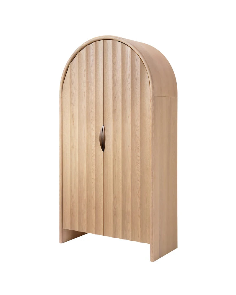 Jamie Young Finley Fluted Arched Cabinet