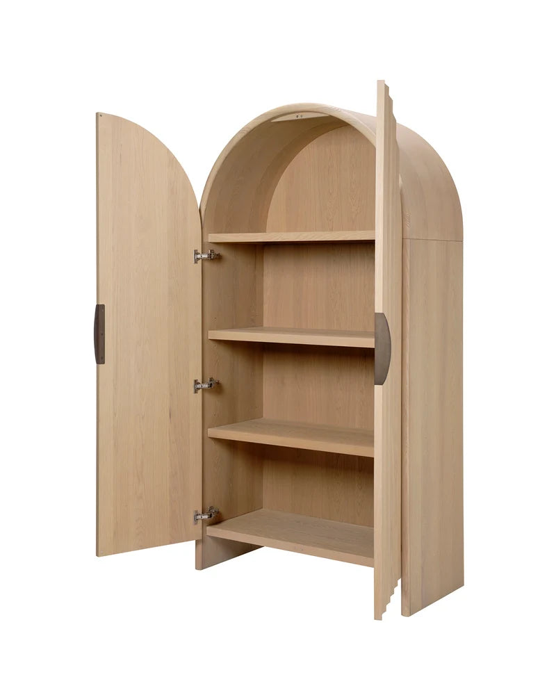 Jamie Young Finley Fluted Arched Cabinet