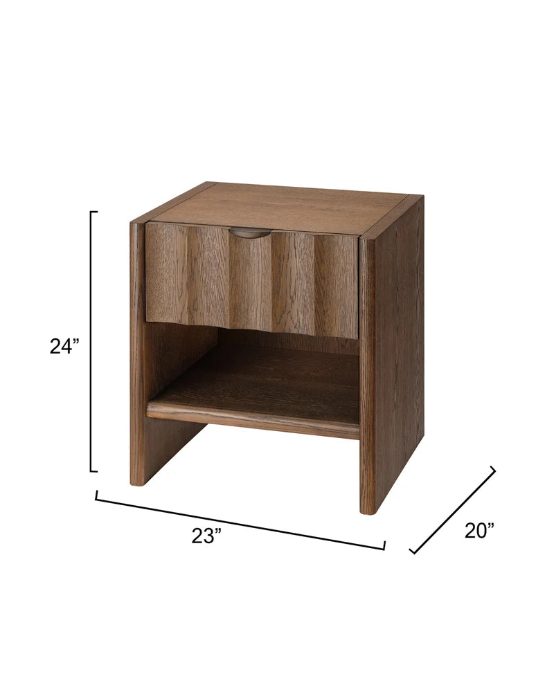 Jamie Young Finley Fluted Nightstand