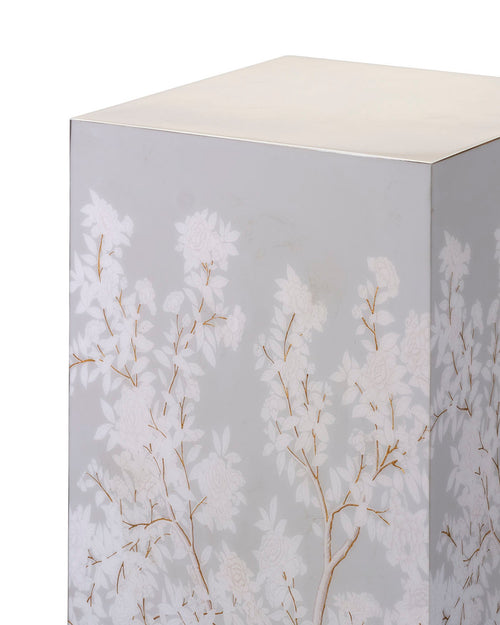 Jamie Young Garland Floral Accent Side Table, Dove