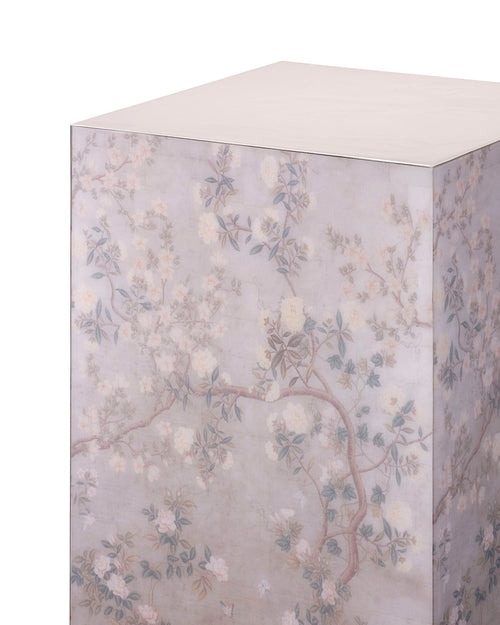 Jamie Young Garland Floral Accent Side Table, Dove