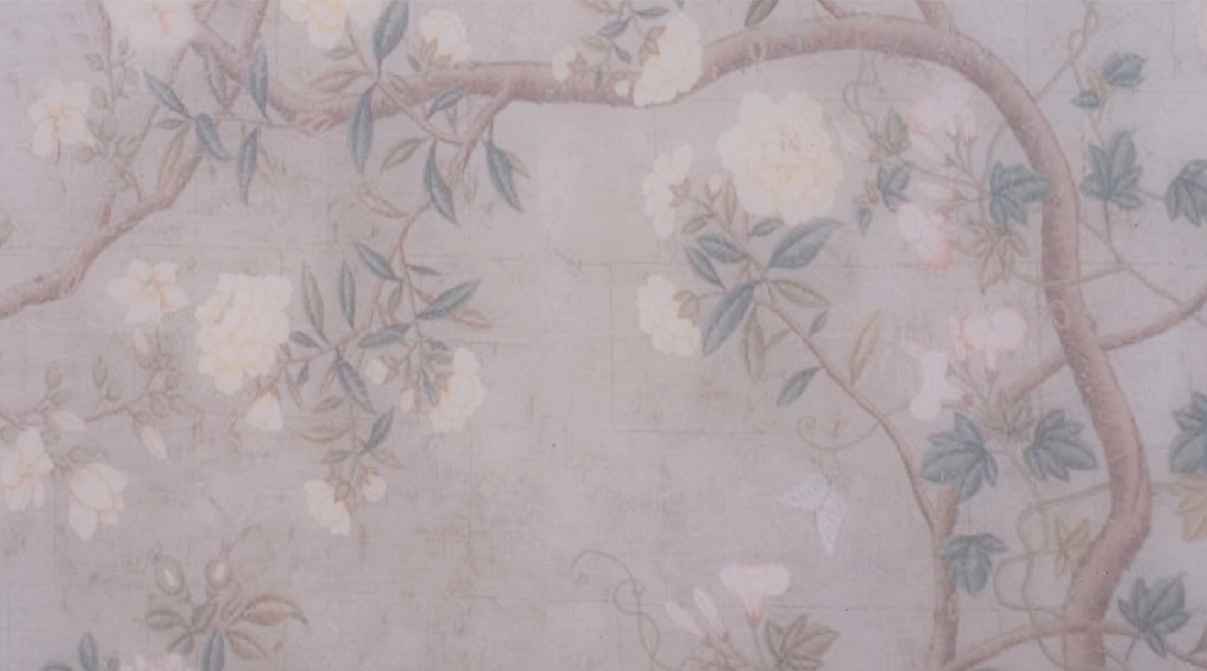 Jamie Young Garland Floral Accent Side Table, Dove