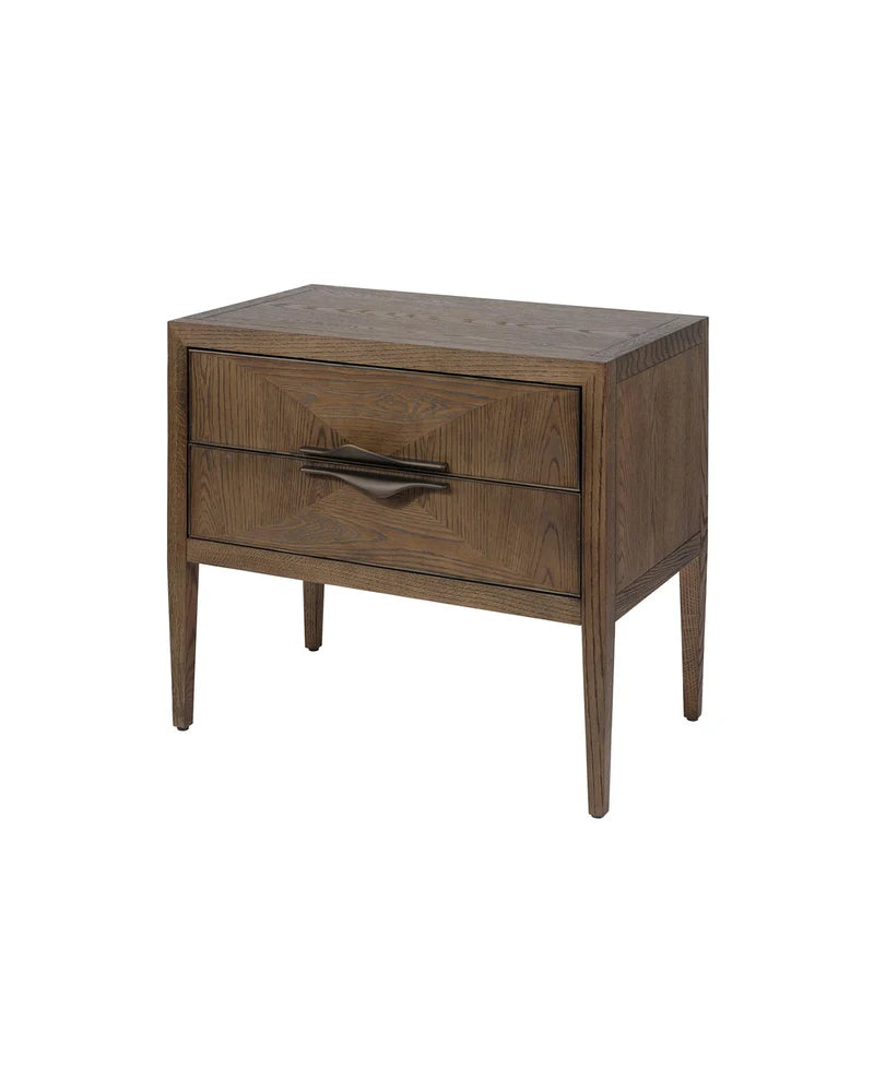 Jamie Young Landmark Two Drawer Nightstand