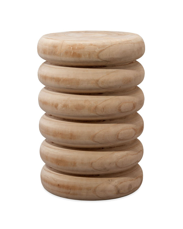 Jamie Young Mojave Wood Side Table