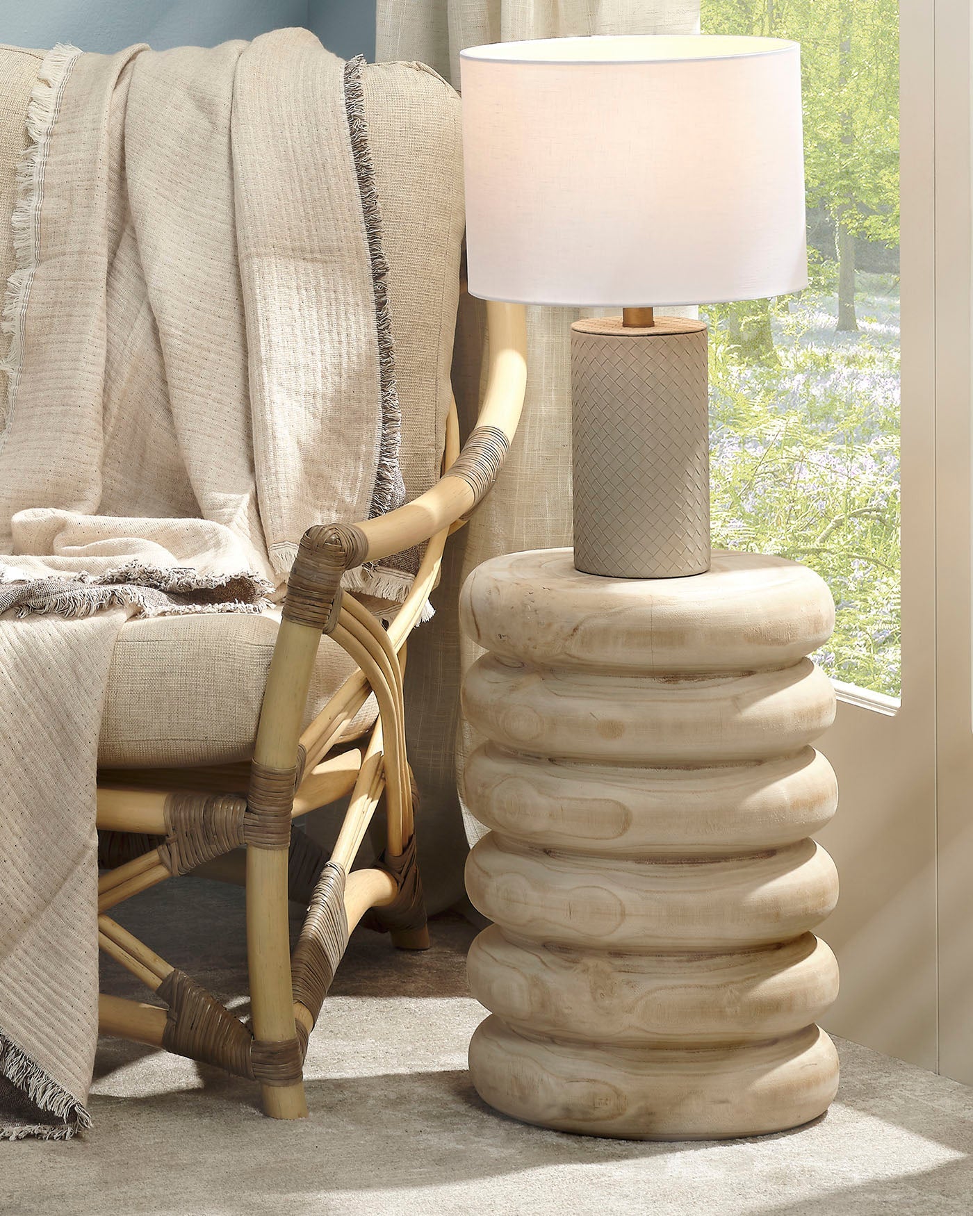 Jamie Young Mojave Wood Side Table