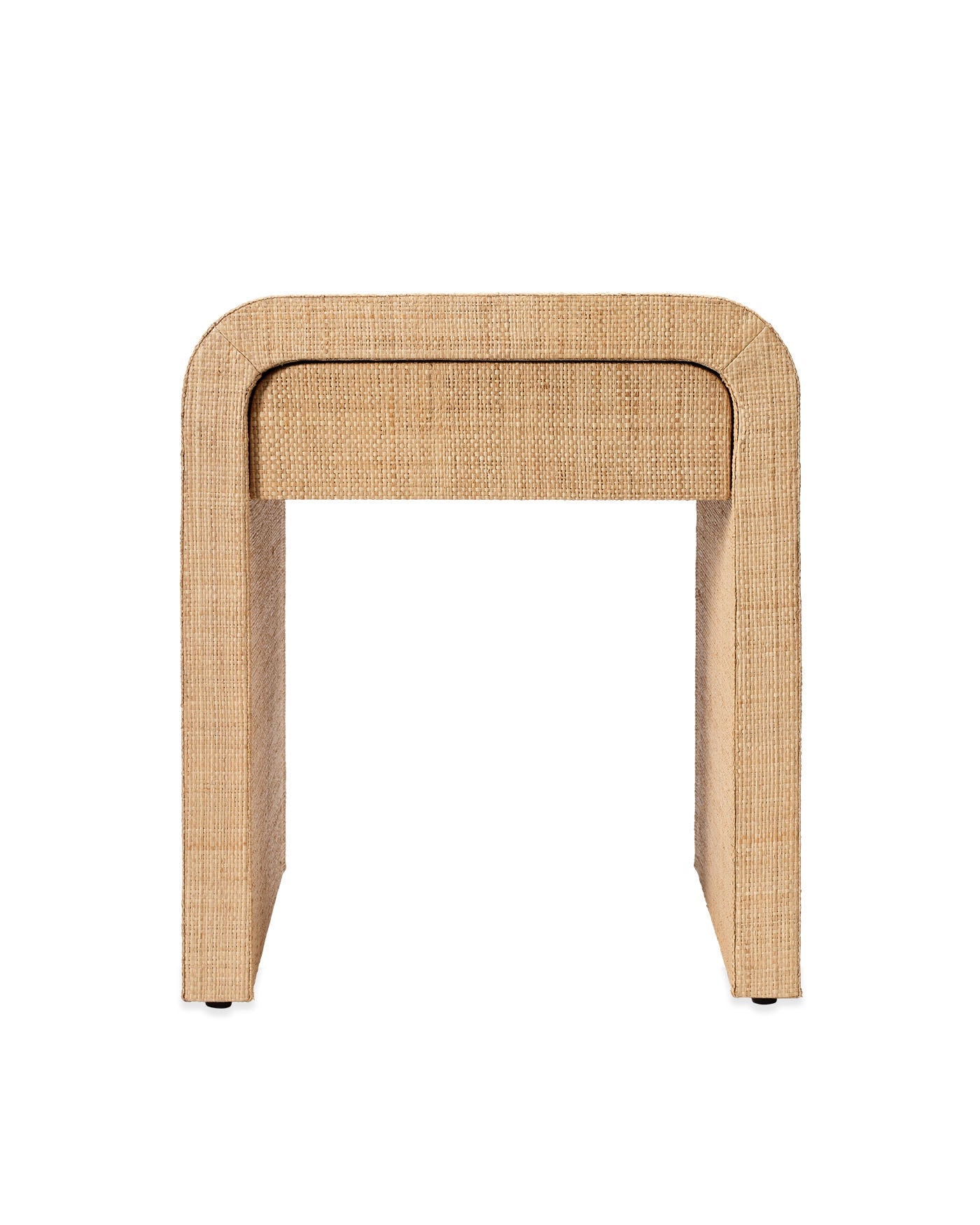 Jamie Young Montecito 1 Drawer Raffia Side Table
