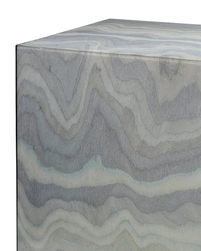 Jamie Young Peak Side Table, Pale Blue