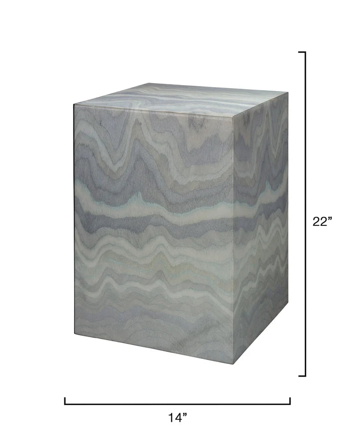 Jamie Young Peak Side Table, Pale Blue