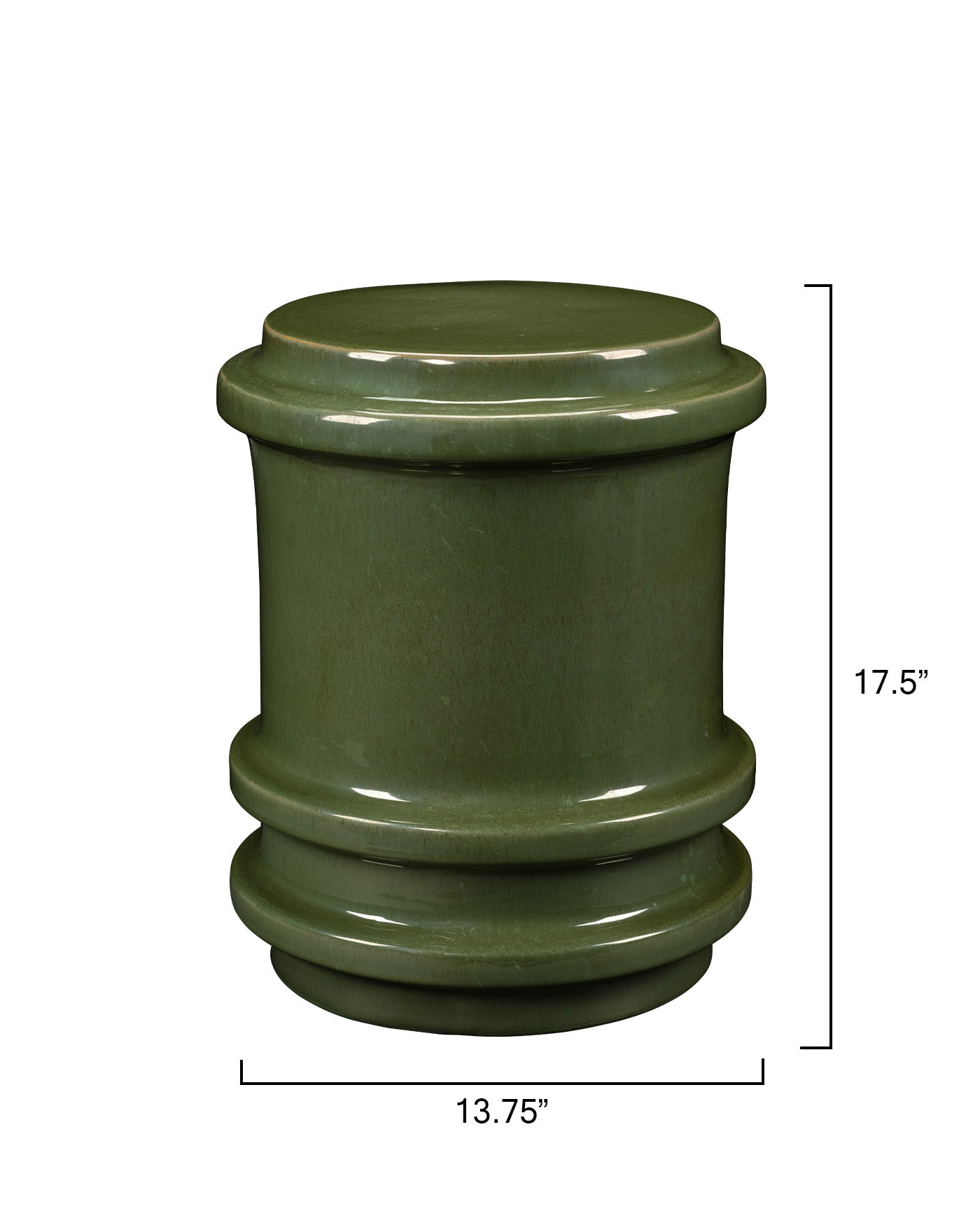 Jamie Young Reglet Ceramic Stool