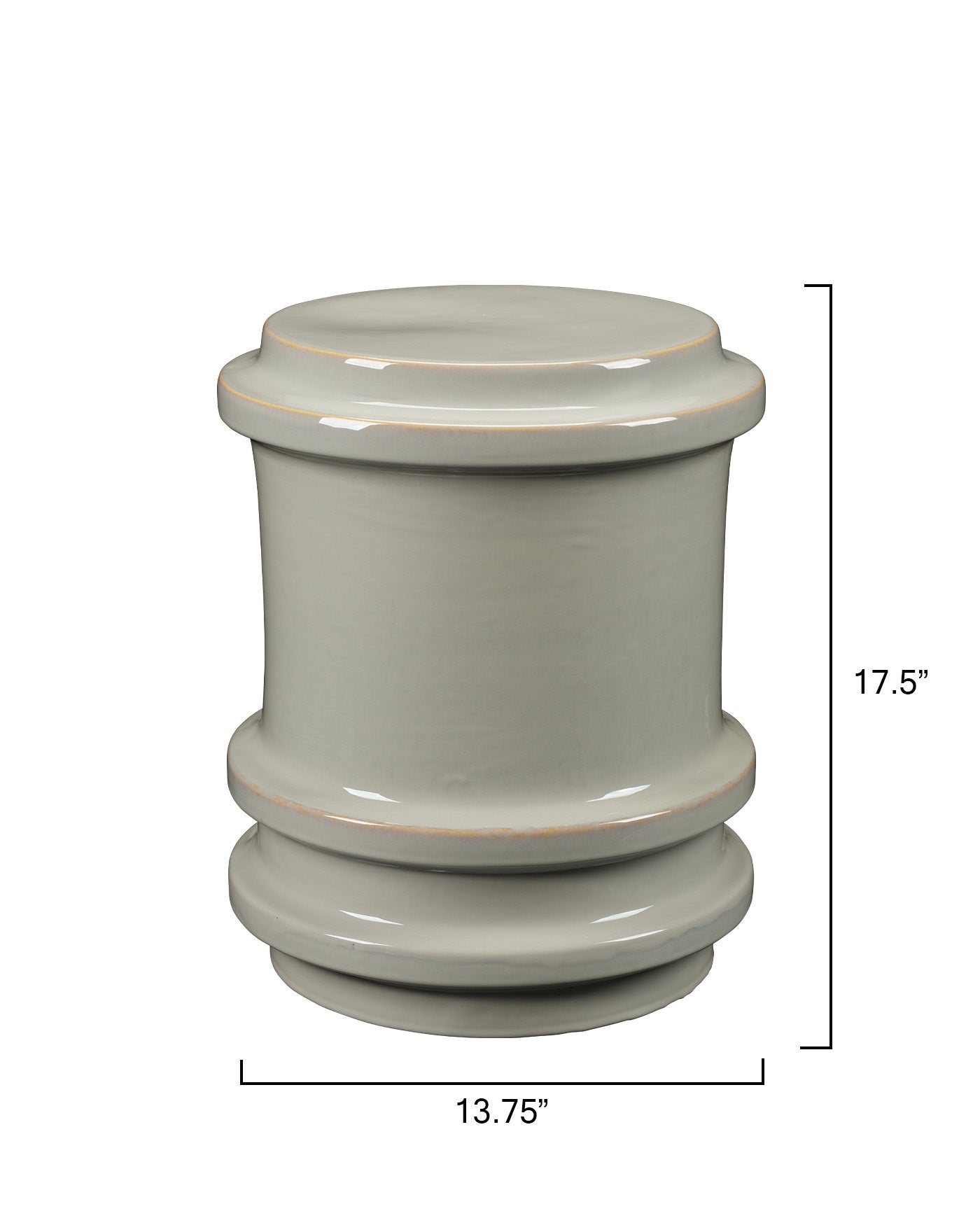 Jamie Young Reglet Ceramic Stool