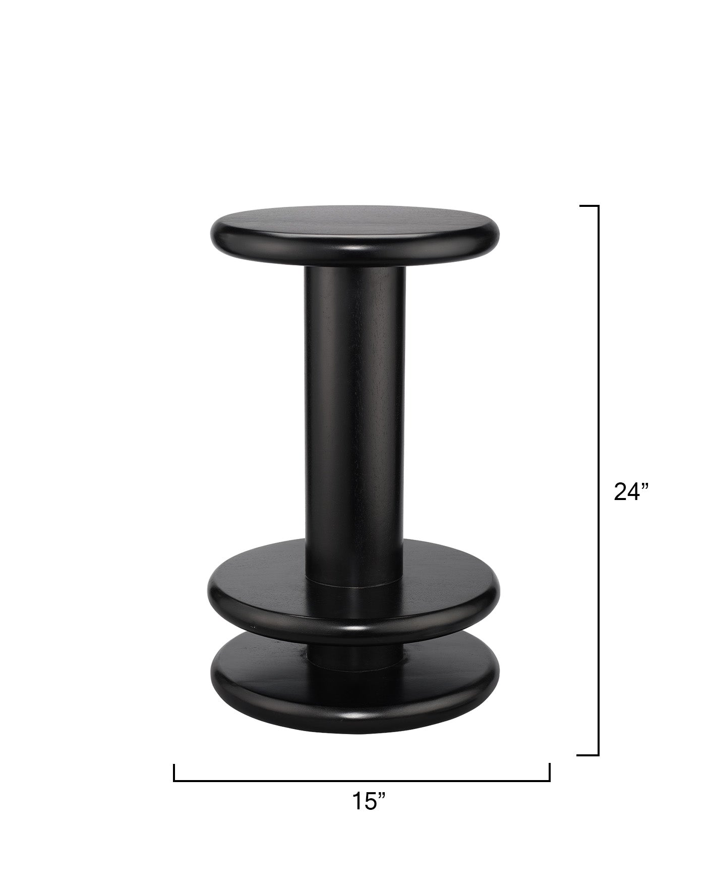 Jamie Young Rye Mango Wood Counter Stool