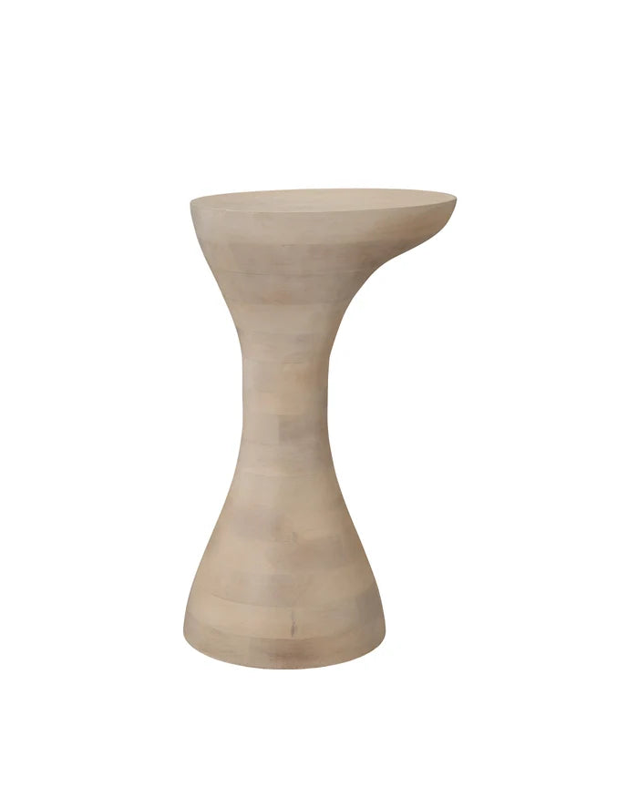 Jamie Young Toadstool Wood Drink Table, Off White
