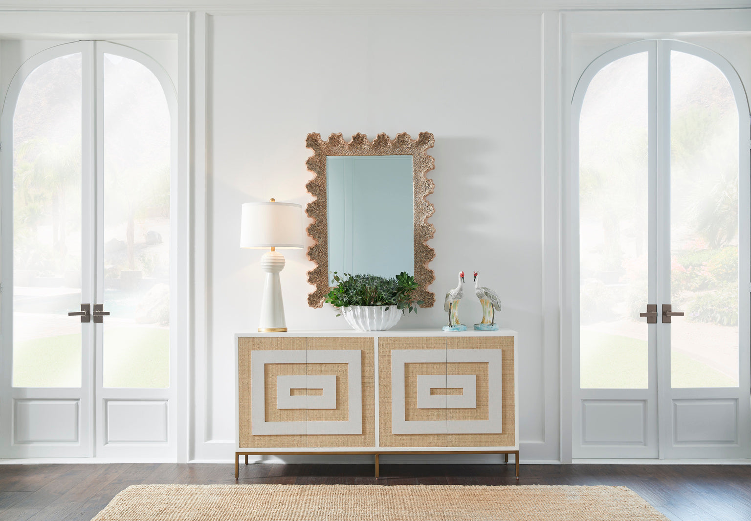 Chelsea House - Scalloped Shell Mirror