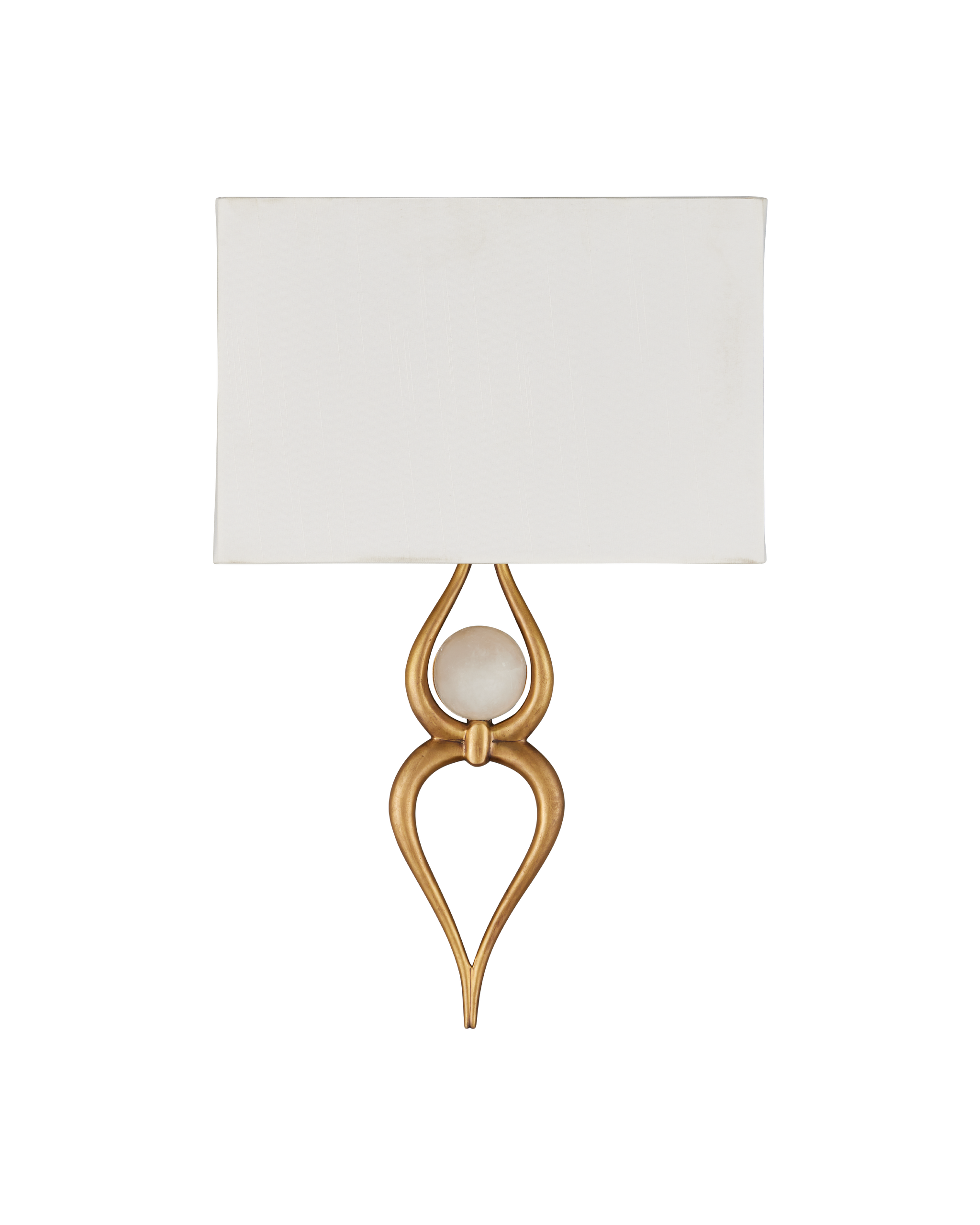 Currey & Company Omorfos Brass Wall Sconce