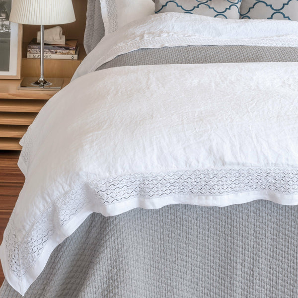 Bargain Basement Bovi Simply Cotton King Pillow Shams, dark Grey