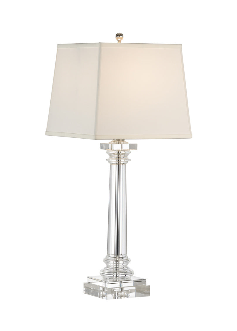 Wildwood Round Crystal Column Lamp