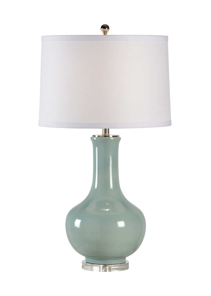 Wildwood Eva Lamp in Pale Blue/Green