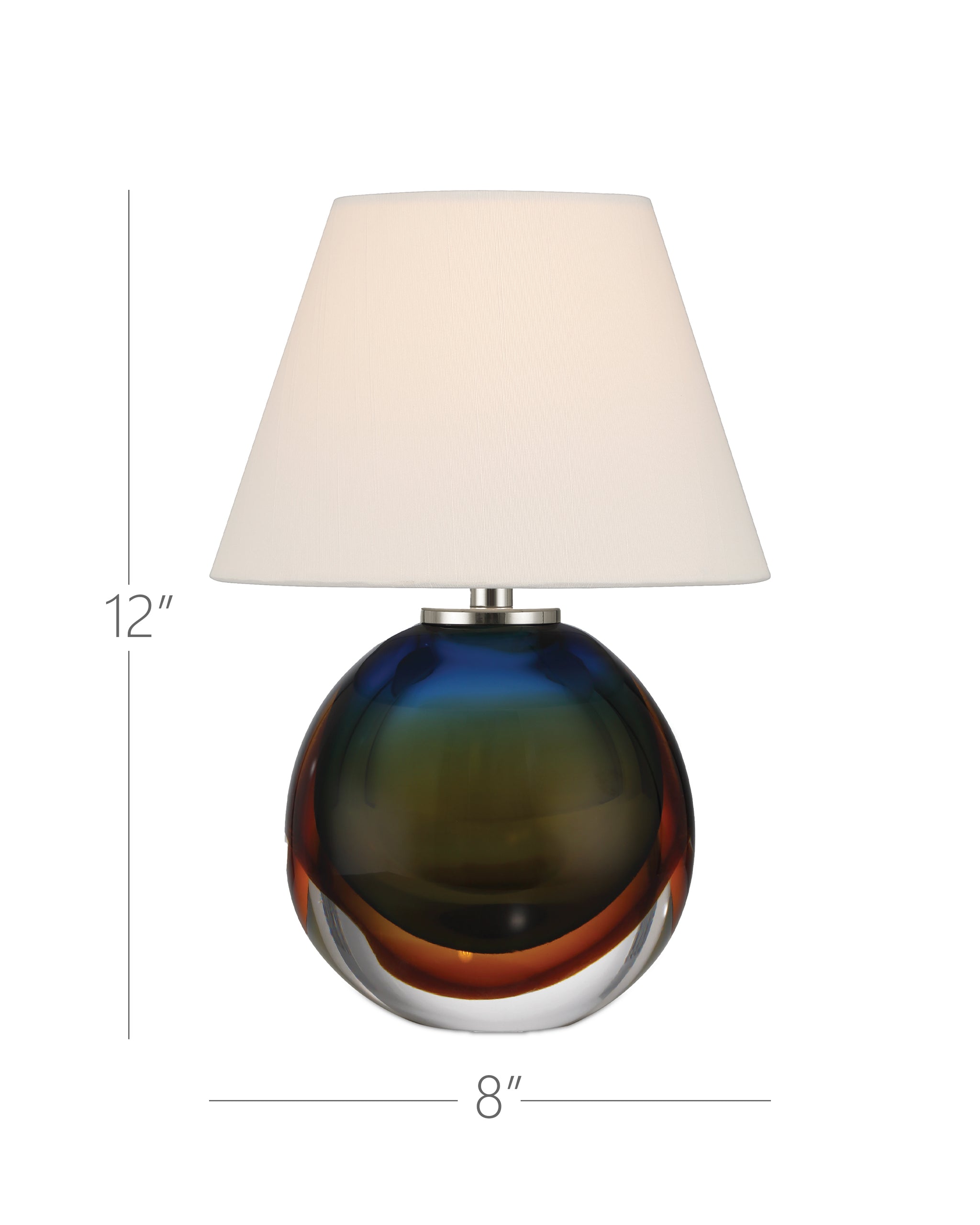 Currey & Company Voyage Nickel Cordless Table Lamp