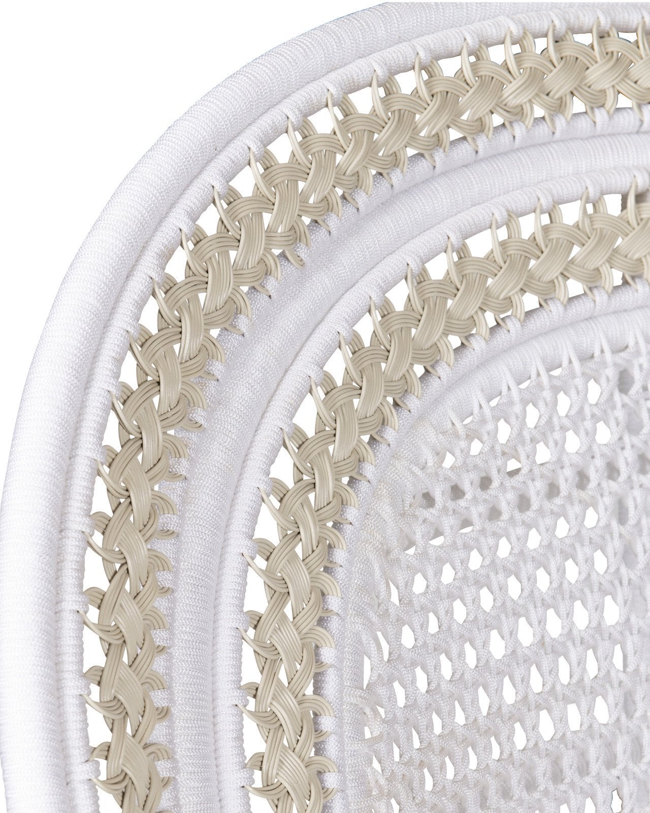 Currey And Company Emanuelle 41 1/4" Wide White Wicker Peacock Armchair