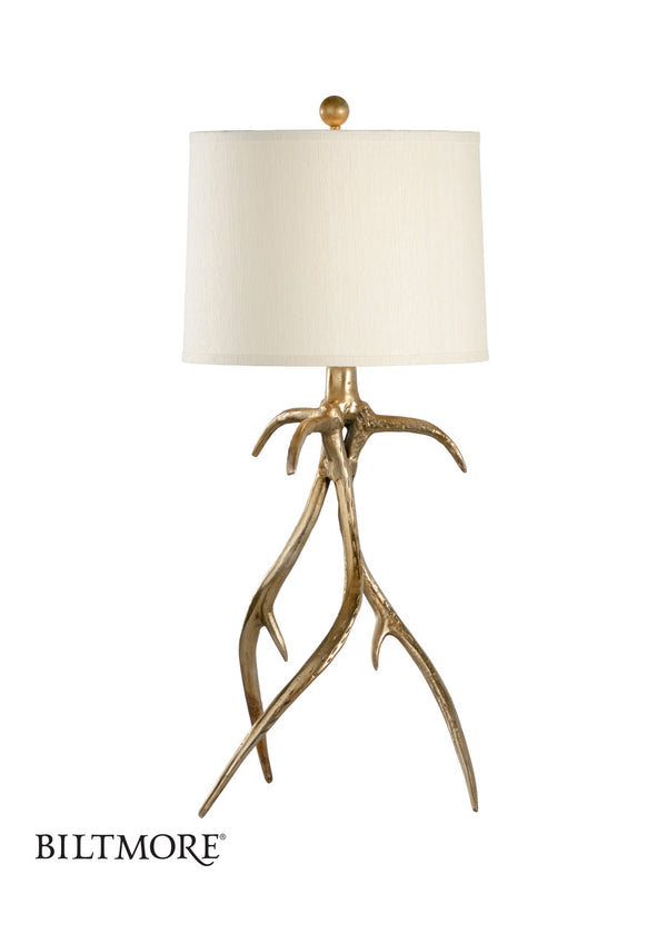 Wildwood Antler Hall Lamp Brass