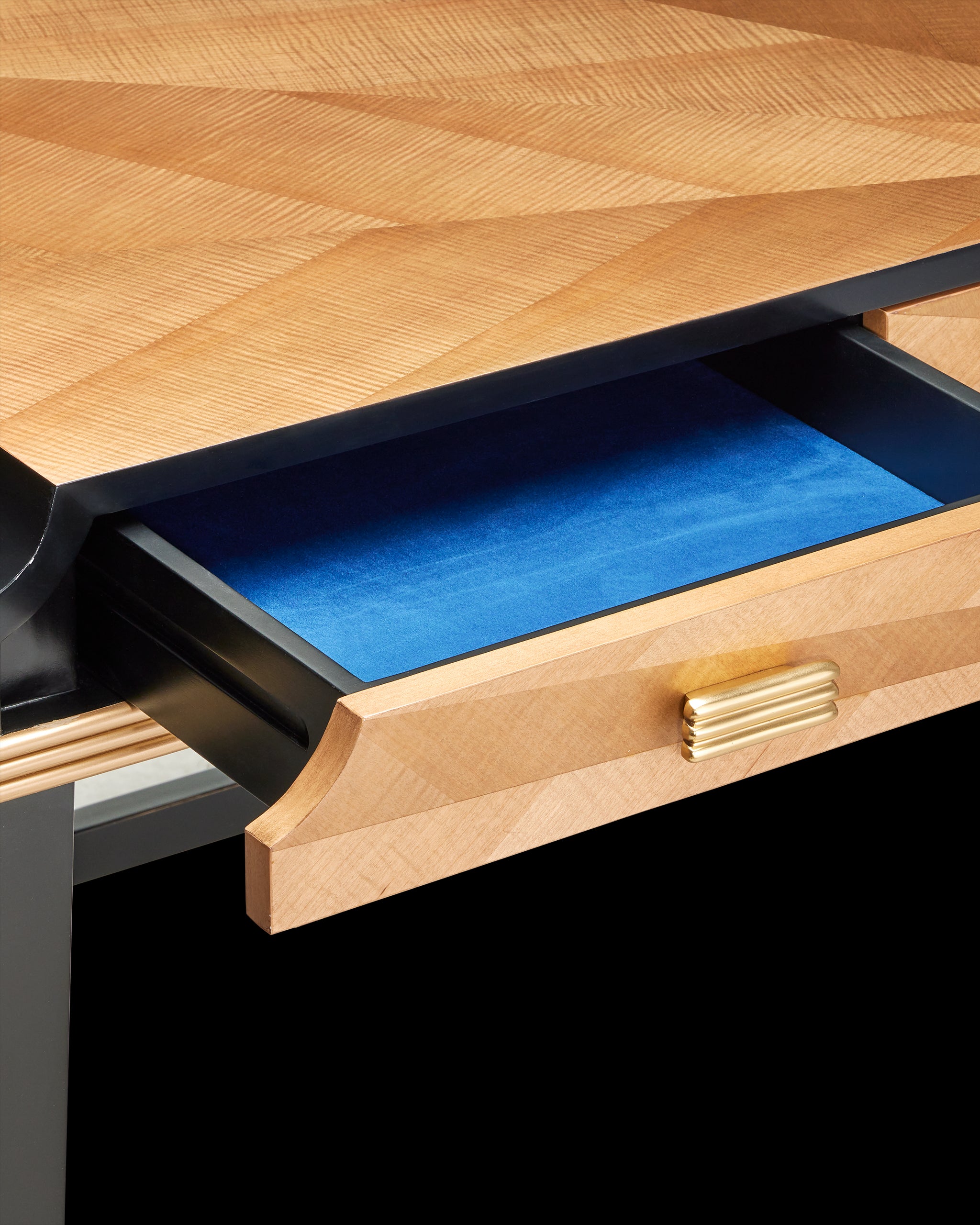 Currey & Company Kallista Taupe Large Desk