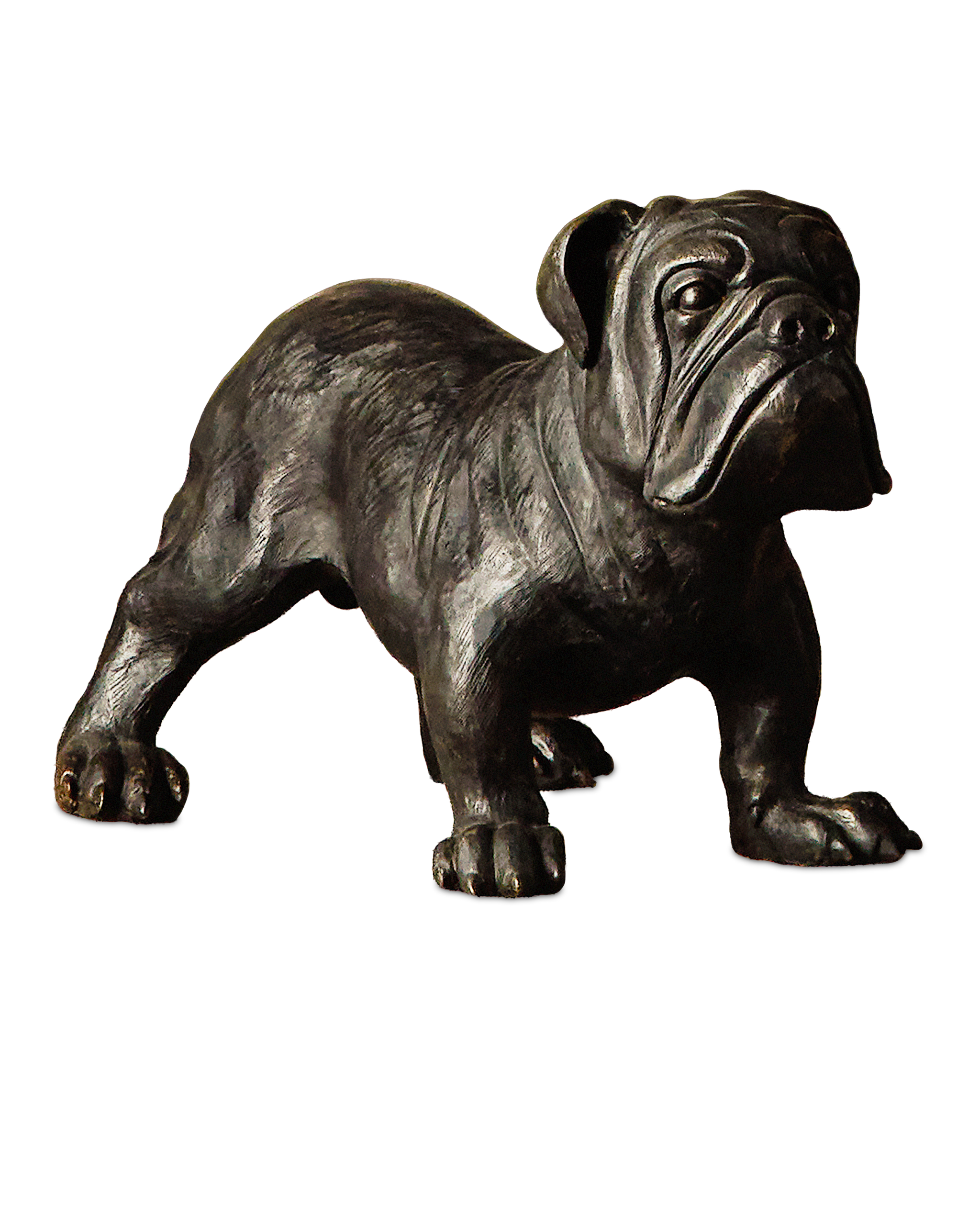 Currey & Company Bulwark The Bulldog Bronze