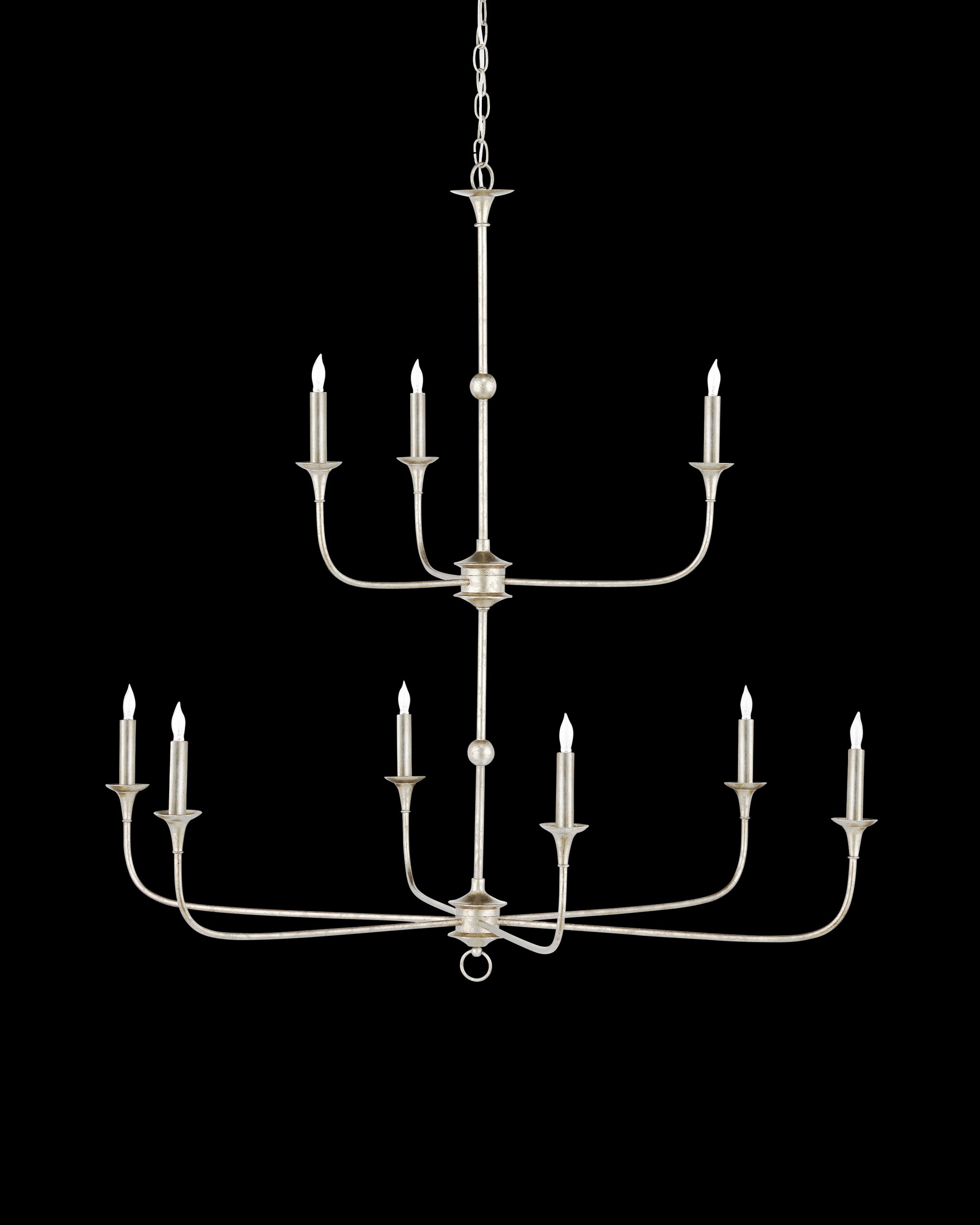Currey & Company Nottaway Two Tier Champagne Chandelier