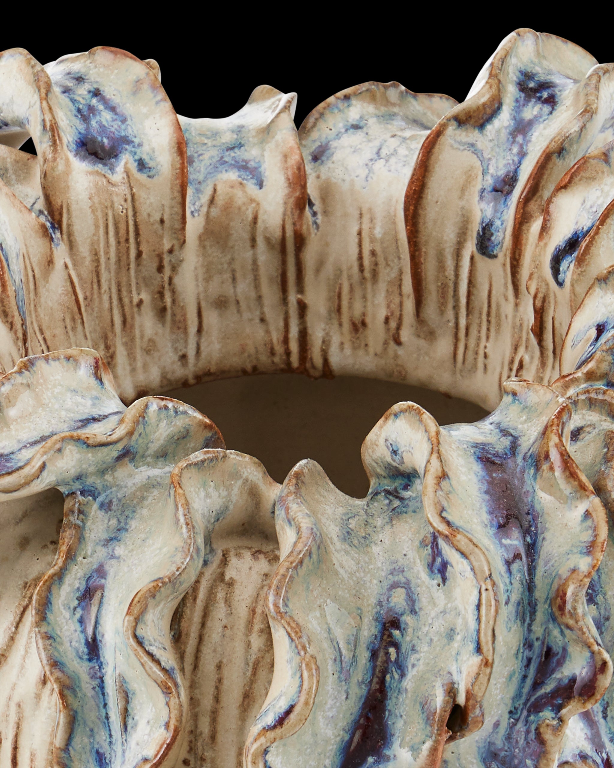 Currey & Company Tropical Crown Small Vase