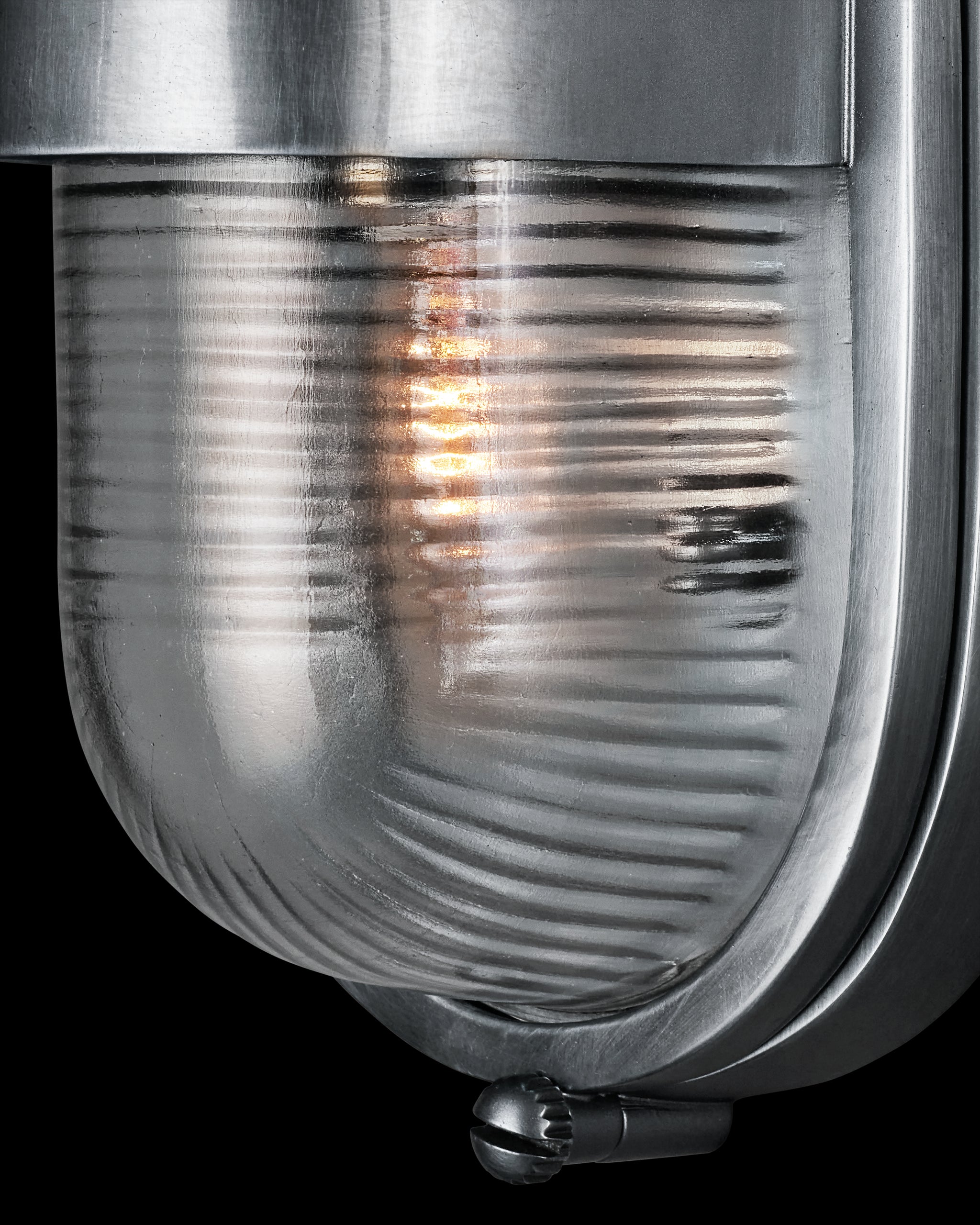 Currey & Company Maritime Silver Outdoor Wall Sconce