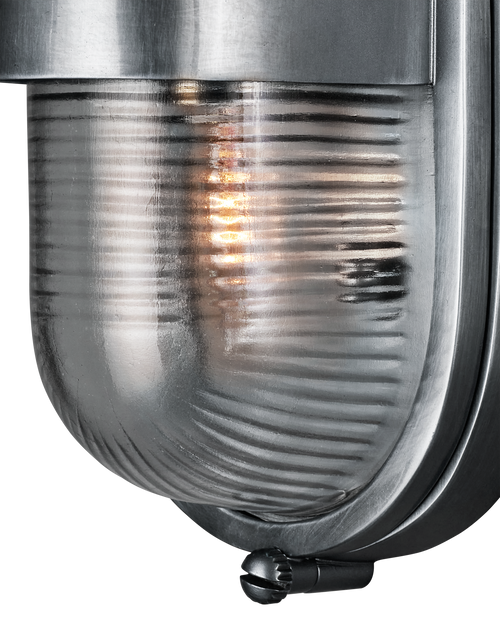 Currey & Company Maritime Silver Outdoor Wall Sconce