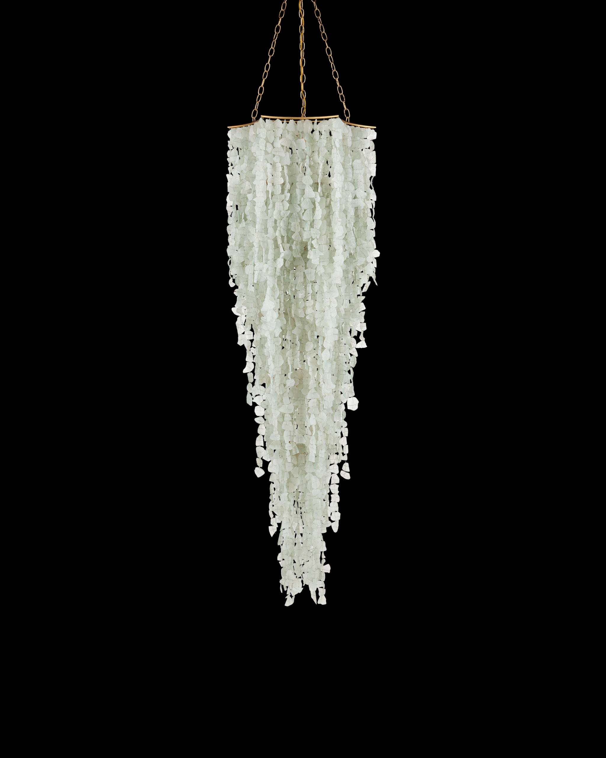 Currey & Company Verre De Mer Large Chandelier