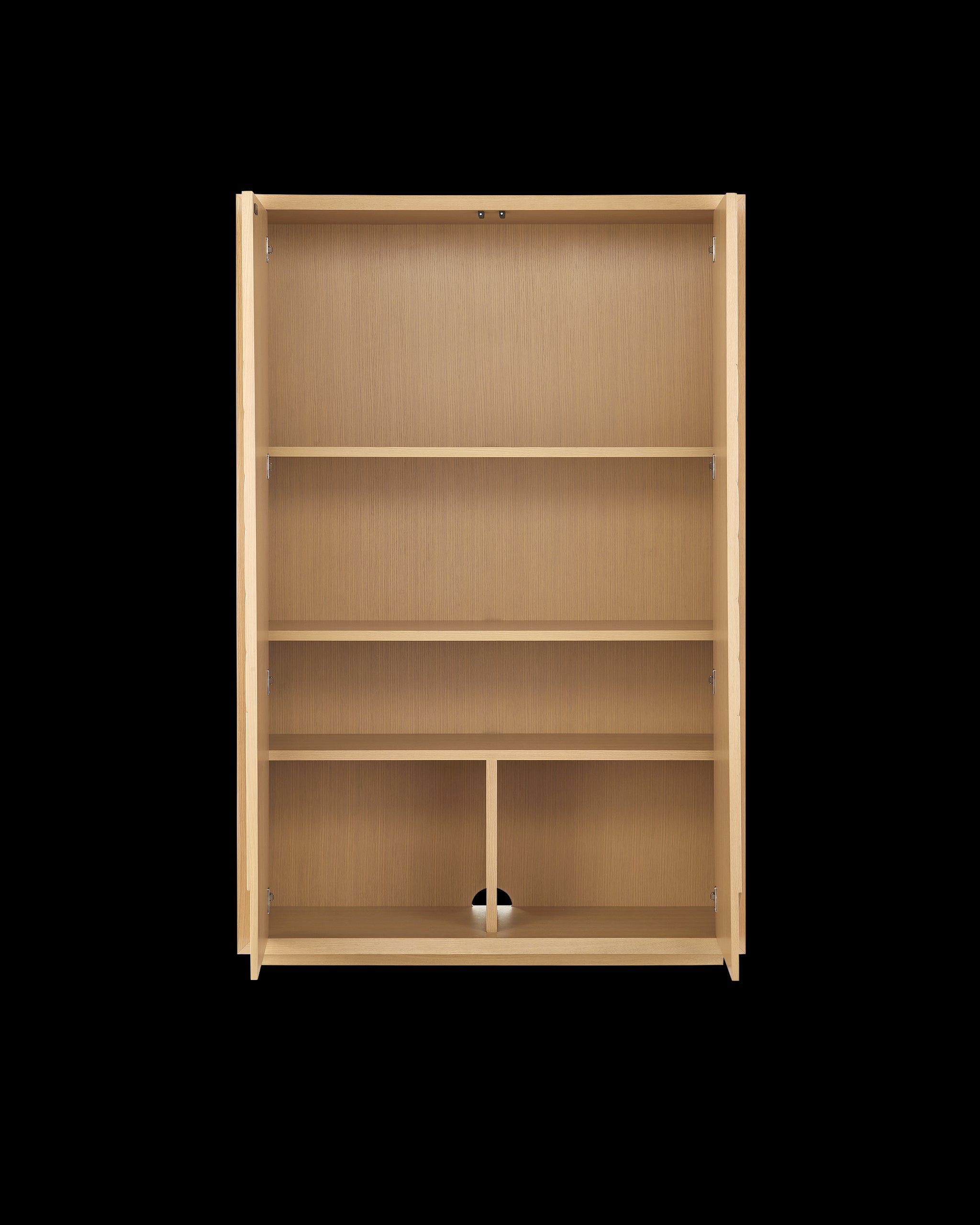 Currey & Company Margot Natural Oak Storage Cabinet