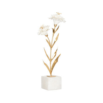 Chelsea House Carnation On Alabaster Stand