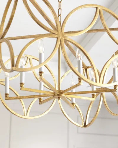 Old World Design McCarty Gold Chandelier