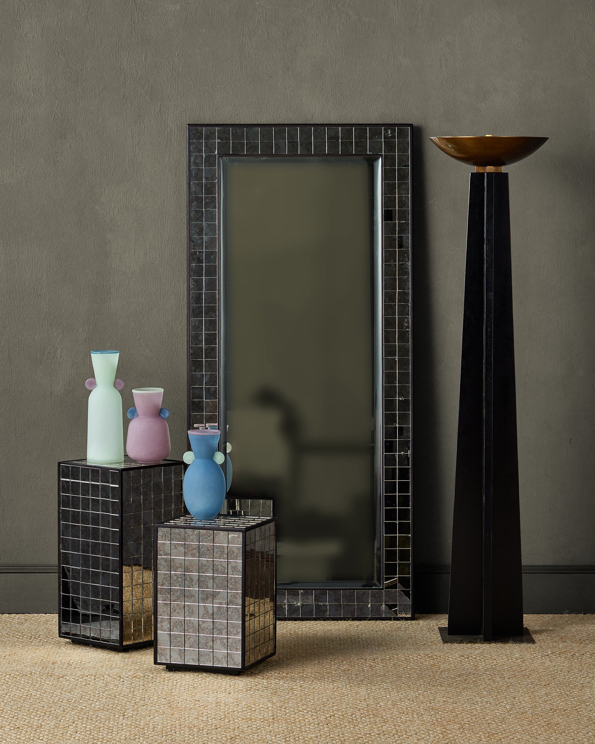 Currey & Company Mosaico Floor Mirror