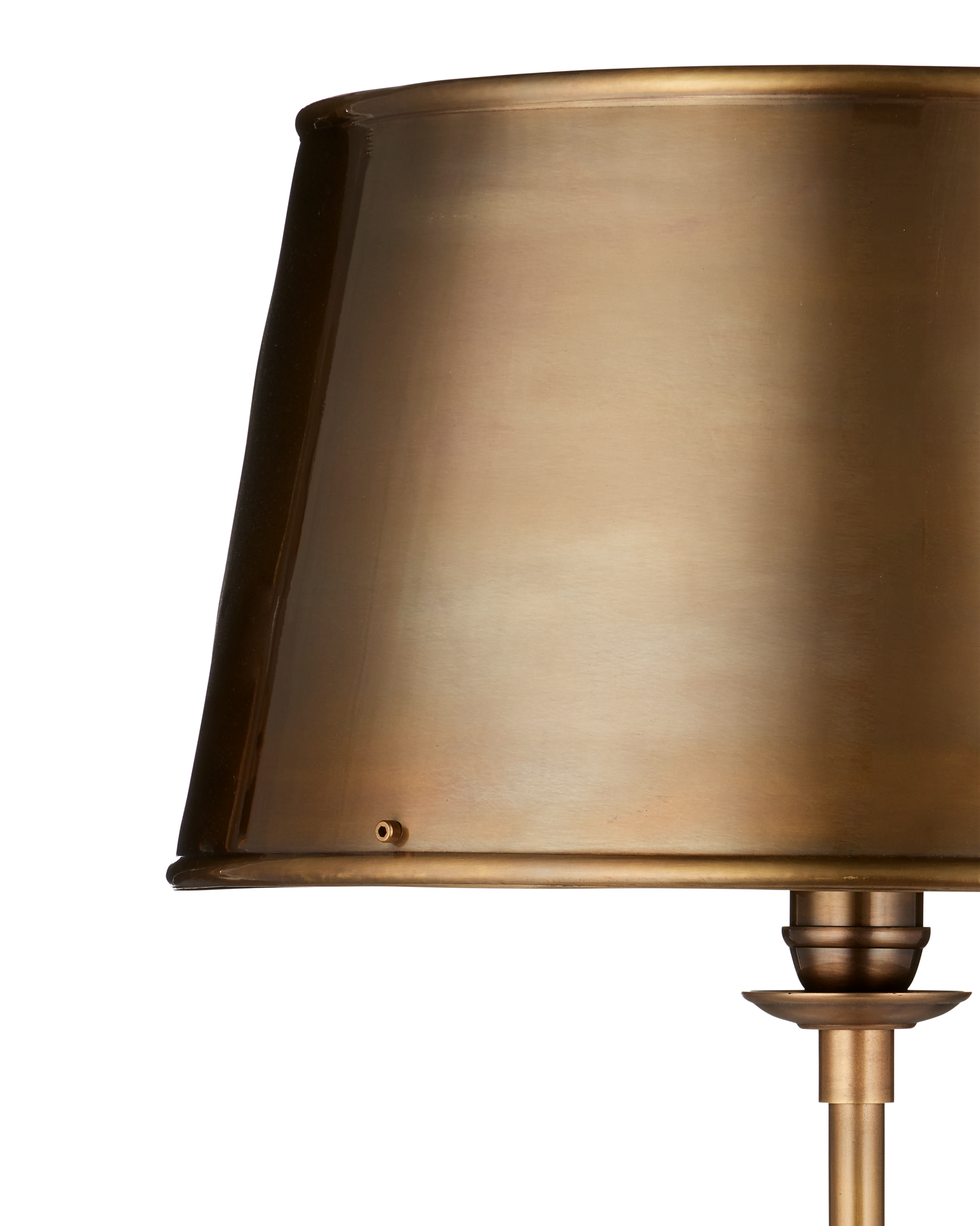 Currey & Company Callum Brass Floor Lamp