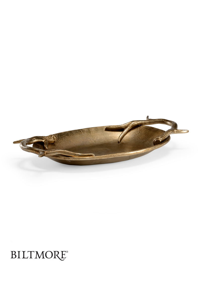 Wildwood Diana Oval Tray Brass