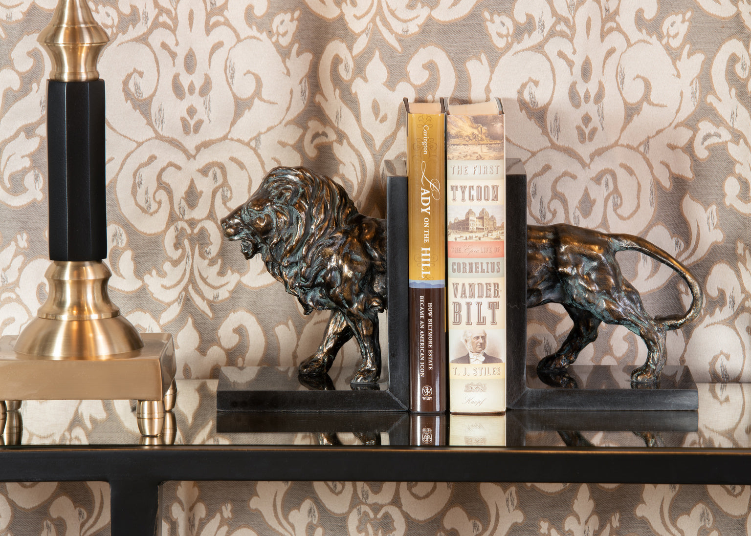 Wildwood Lioncrest Bookends (Pr)