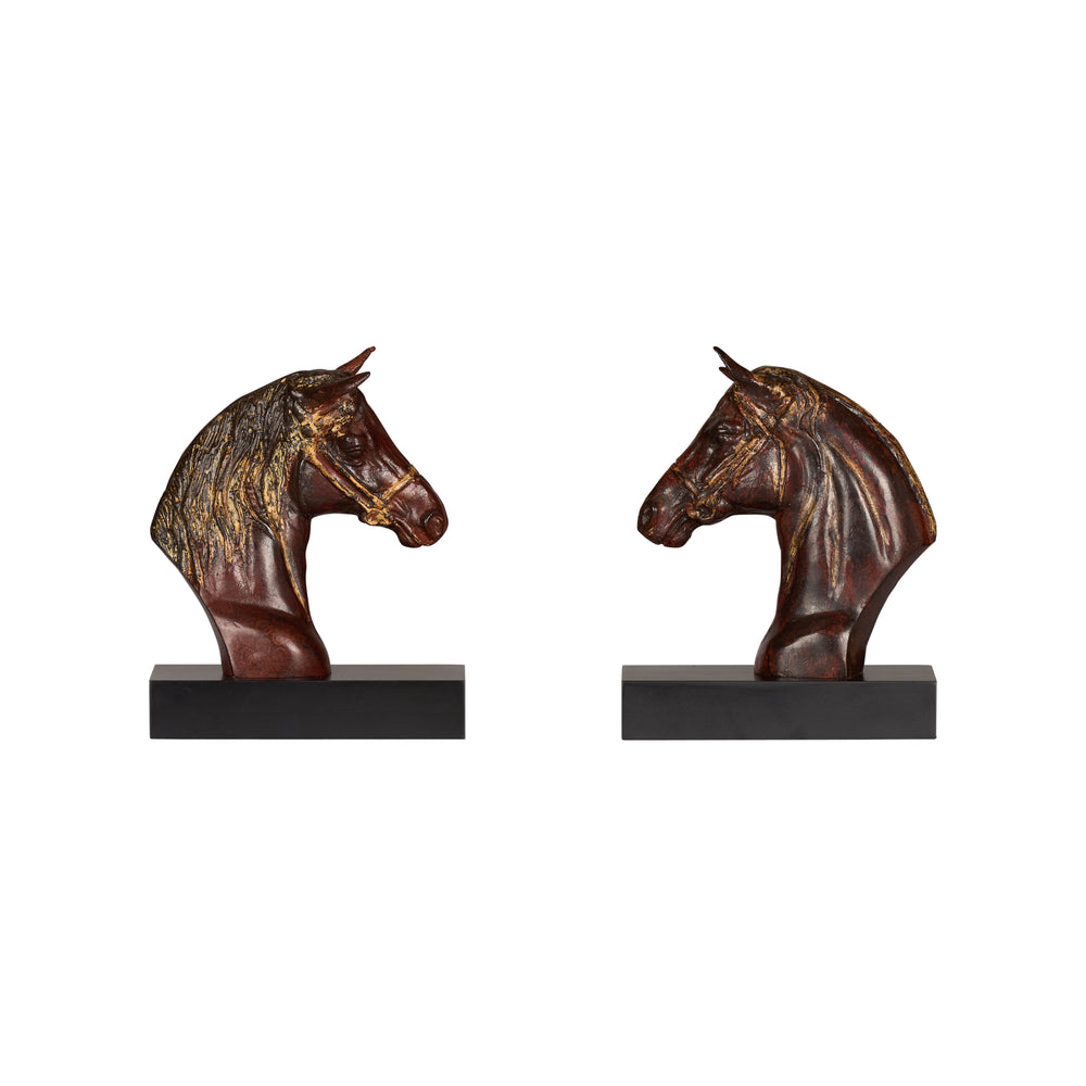 Wildwood Horse Bookends (Pr)