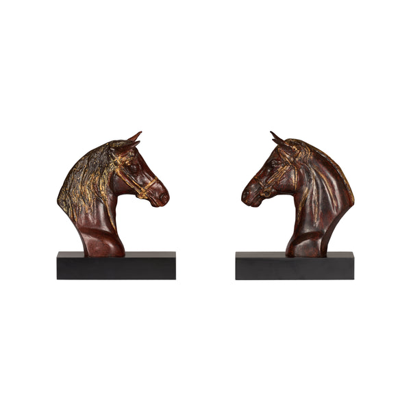 Wildwood Horse Bookends (Pr)
