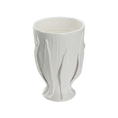 Chelsea House Umbria Footed Vase Ivory