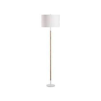 Chelsea House Amelia Rattan Floor Lamp