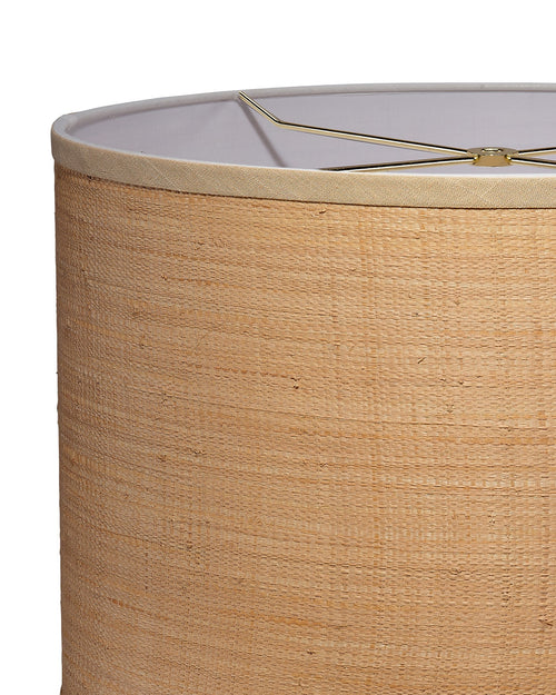 Jamie Young Drum Raffia Shade, Classic