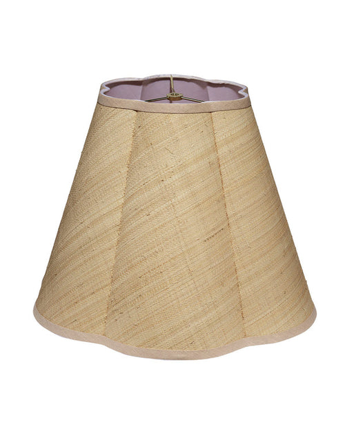 Jamie Young Scalloped Raffia Lamp Shade, Large