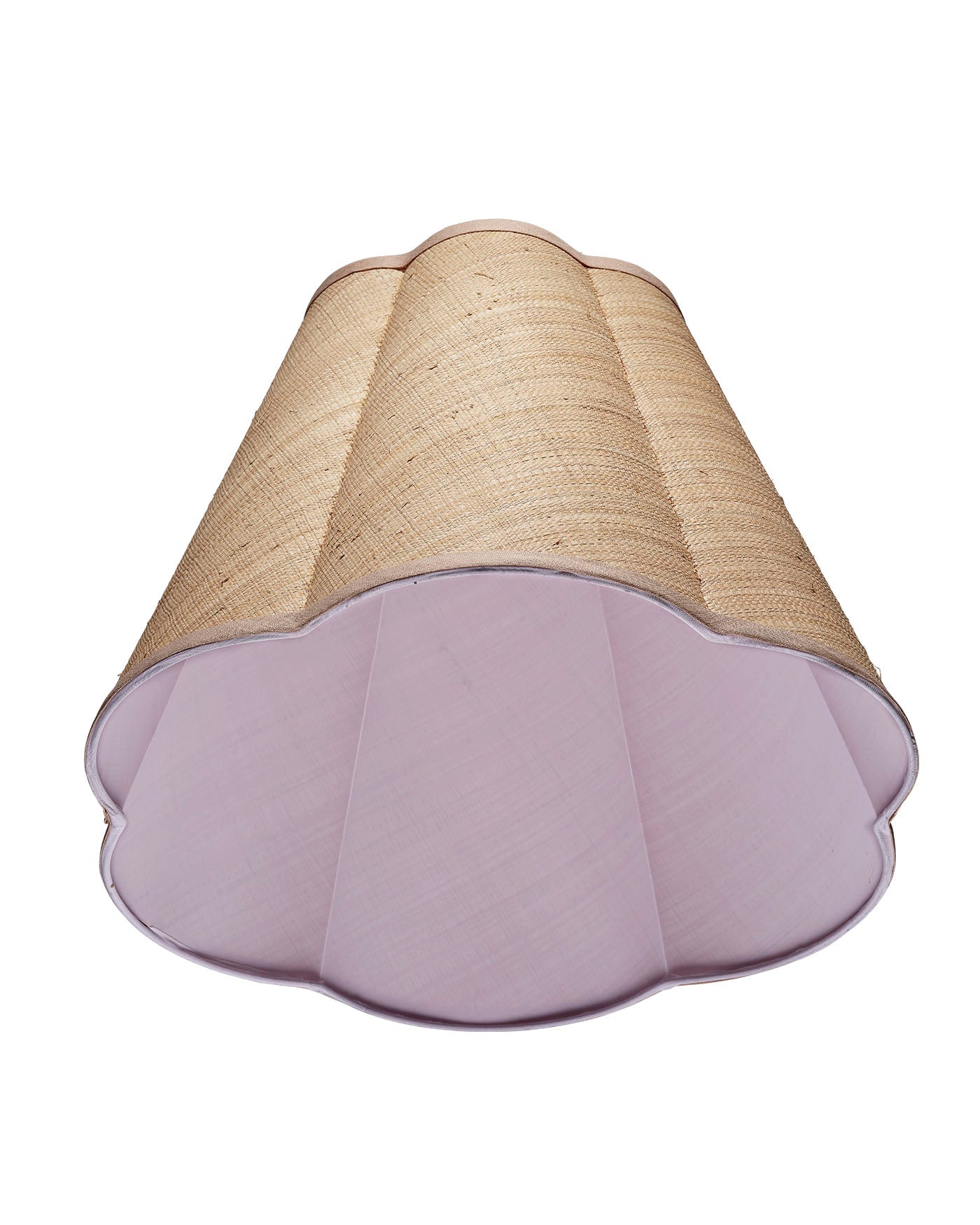Jamie Young Scalloped Raffia Lamp Shade, Large