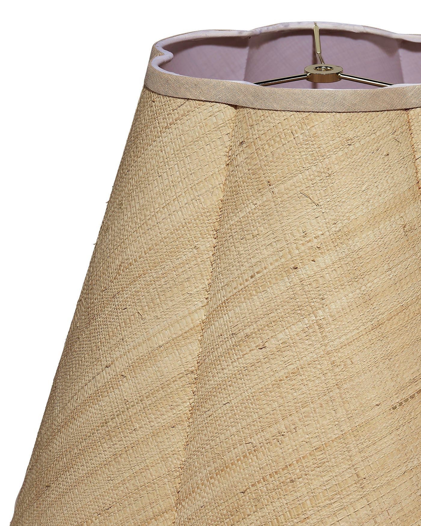 Jamie Young Scalloped Raffia Lamp Shade, Large
