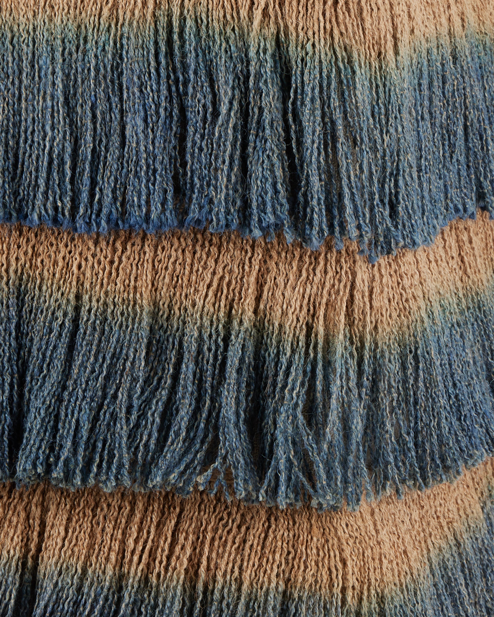 Currey & Company Jute Fringe Ottoman