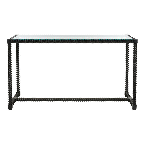 Chelsea House Twisted Console Table Black