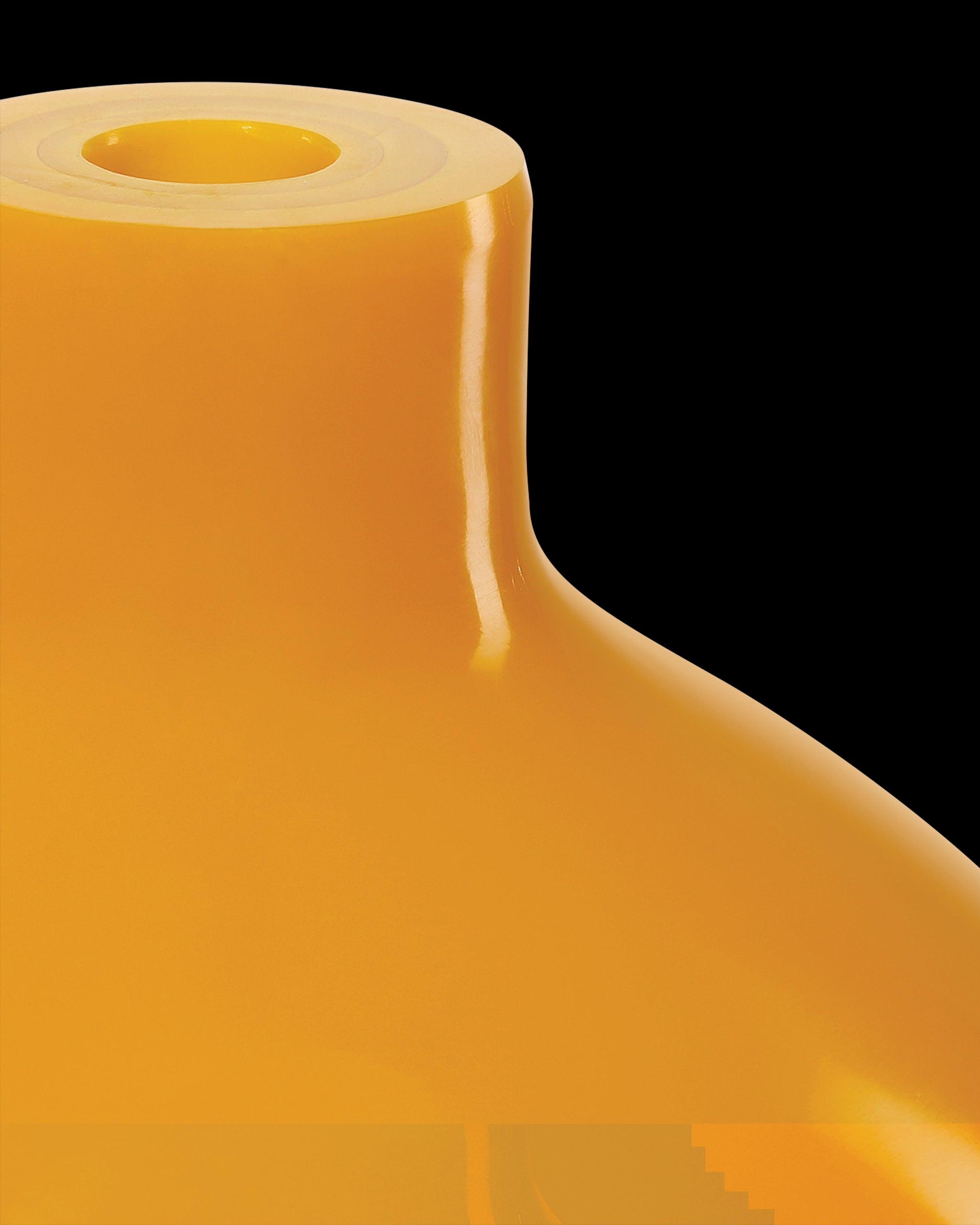 Currey & Company Imperial Yellow Peking Medium Double Gourd Vase