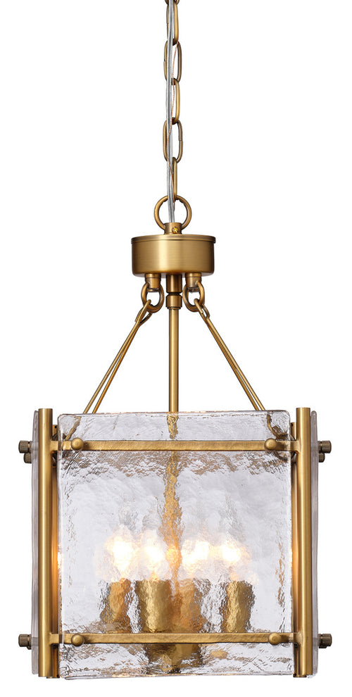 Jamie Young Glenn Small Square Chandelier Ab